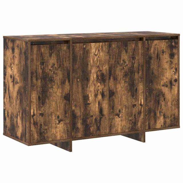 Berkfield Home Smoked Oak Sideboard Smoked Oak Engineered Wood 120 x 41 x 75 cm in Brown - image 1