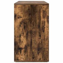 Berkfield Home Smoked Oak Sideboard Smoked Oak Engineered Wood 120 x 41 x 75 cm in Brown - thumbnail 7