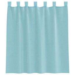 Berkfield Home Voile Curtains with Rod Pockets 2 pcs Turquoise - thumbnail 4