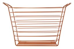 Orsina Shine Large Gold Finish Wire Basket - thumbnail 2