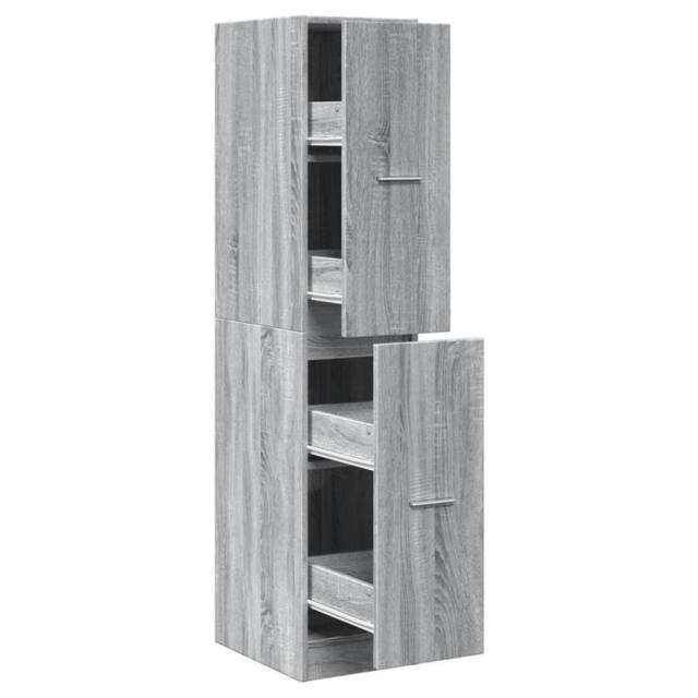 Berkfield Home Apothecary Cabinet Grey Sonoma 30x41x144.5 cm Engineered Wood - image 1