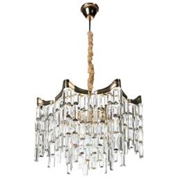 Wyld and Coco Glamour Gold Chandelier Gold Plated Iron Velvet Cable Tiered - thumbnail 4