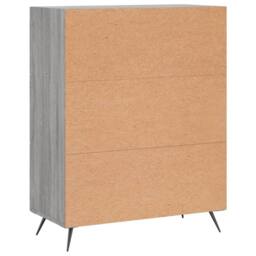Berkfield Home Classic Chest of Drawers Grey Sonoma 69.5x34x90 cm Engineered Wood - thumbnail 8