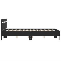 Berkfield Home Bed Frame without Mattress Black 120x200 cm - Size: Small Double - thumbnail 6