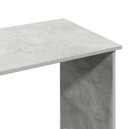 Berkfield Home Desk Concrete Grey 102x50x75 cm Engineered Wood - Size: 102 x 50 x 75 cm - thumbnail 8
