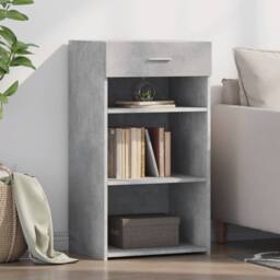 Berkfield Home Sideboard Concrete Grey 50x42.5x93 cm Engineered Wood - thumbnail 2