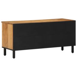 Berkfield Home TV Cabinet 100x33, 5x46 cm Solid Wood Acacia in Brown - thumbnail 3