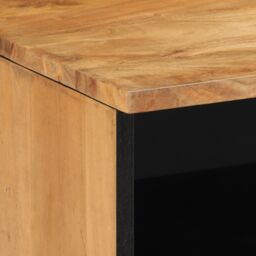 Berkfield Home TV Cabinet 100x33, 5x46 cm Solid Wood Acacia in Brown - thumbnail 6