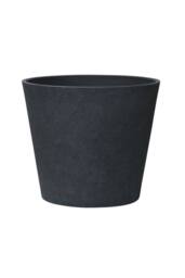 KDMD Charcoal Black Aged Effect Plastic Planter 50cm
