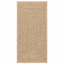 Berkfield Home Rug ZIZUR 60x110 cm Jute Look Indoor & Outdoor in Brown - Size: Medium - thumbnail 4