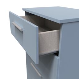 Ready Assembled 2 U Trent 4 Drawer Midi Chest (Ready Assembled) in Light Blue - thumbnail 5