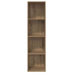 Berkfield Home TV Cabinet Artisan oak 37 x 37 x 142.5 cm Engineered wood in Brown - thumbnail 6