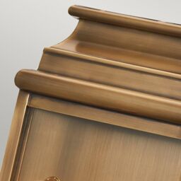Netlighting St Martins 2 Light Large Wall Lantern Brass Finish IP44 E27 in Yellow - thumbnail 2