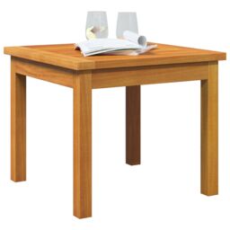 Berkfield Home Side Table 45x45x38 cm Solid Wood Acacia in Brown - Size: 45 x 45 x 38 cm - thumbnail 3