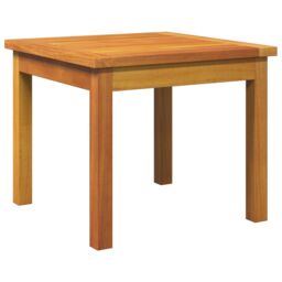 Berkfield Home Side Table 45x45x38 cm Solid Wood Acacia in Brown - Size: 45 x 45 x 38 cm - thumbnail 5