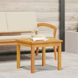 Berkfield Home Side Table 45x45x38 cm Solid Wood Acacia in Brown - Size: 45 x 45 x 38 cm - thumbnail 1