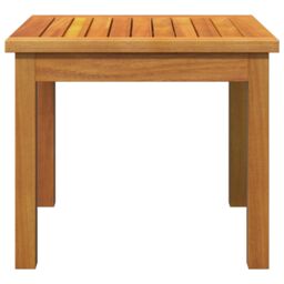Berkfield Home Side Table 45x45x38 cm Solid Wood Acacia in Brown - Size: 45 x 45 x 38 cm - thumbnail 7