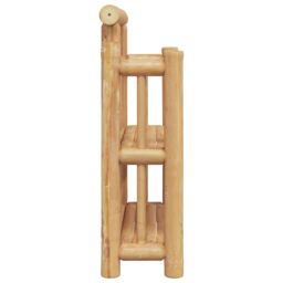 Berkfield Home Bamboo natural Bamboo Medium Wall mounting Wall Shelf in Beige - thumbnail 6