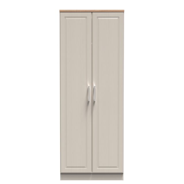 Ready Assembled 2 U Norfolk 2 Door Wardrobe (Ready Assembled) in Taupe - image 1