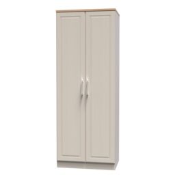 Ready Assembled 2 U Norfolk 2 Door Wardrobe (Ready Assembled) in Taupe - thumbnail 3