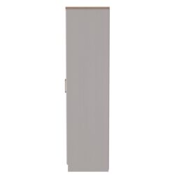 Ready Assembled 2 U Norfolk 2 Door Wardrobe (Ready Assembled) in Taupe - thumbnail 2