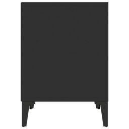 Berkfield Home Bedside Cabinet Black 40x35x50 cm - Size: 40 x 35 x 50 cm - thumbnail 6