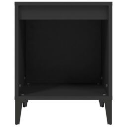 Berkfield Home Bedside Cabinet Black 40x35x50 cm - Size: 40 x 35 x 50 cm - thumbnail 5