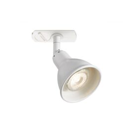 Nordlux Modern Indoor Track Spot Light White Metal GU10 Adjustable Head - Mains Powered, IP20 - thumbnail 1