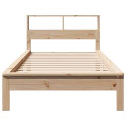 Berkfield Home Decorative Bookcase Bed without Mattress 75x190 cm Small Single S in Light Brown - thumbnail 4