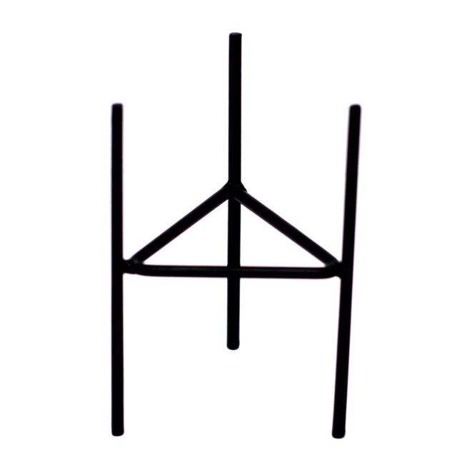 KDMD Iron Botanical Candle Holder in Black - image 1