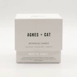Serenityy Agnes + Cat Botanical Soy Candle - Roses of Sawrey in White - thumbnail 2