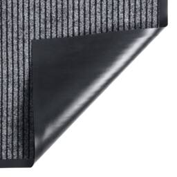 Berkfield Home Traffic Doormat Striped Grey 80x120 cm - thumbnail 1