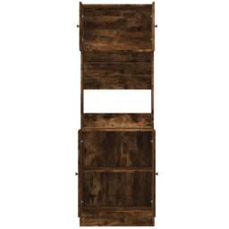 Berkfield Home Kitchen Cabinet Smoked Oak 60x50x180 cm Engineered Wood in Brown - Size: 60 x 50 x 180 cm - thumbnail 8