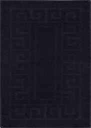 Desire Rugs Ivy Anti-Slip Greek Key Design Doormat - Machine Washable for Easy Care in Black - Size: 50 cm x 80 cm - thumbnail 2