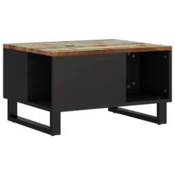 Berkfield Home Green Coffee Table 60x50x35 cm Solid Wood Reclaimed - Size: 60 x 50 x 35 cm - thumbnail 9
