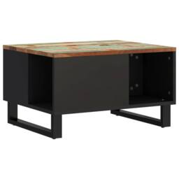 Berkfield Home Green Coffee Table 60x50x35 cm Solid Wood Reclaimed - Size: 60 x 50 x 35 cm - thumbnail 3