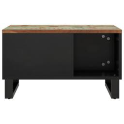 Berkfield Home Green Coffee Table 60x50x35 cm Solid Wood Reclaimed - Size: 60 x 50 x 35 cm - thumbnail 1
