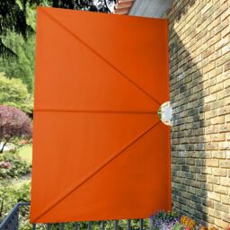 Berkfield Home Collapsible Terrace Side Awning Terracotta 300x200 cm in Brown - thumbnail 4