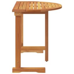 Berkfield Home Folding Balcony Table 90x60x72 cm Solid Wood Acacia in Brown - Size: 90 x 60 x 72 cm - thumbnail 5
