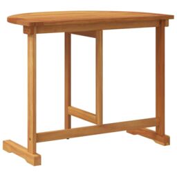 Berkfield Home Folding Balcony Table 90x60x72 cm Solid Wood Acacia in Brown - Size: 90 x 60 x 72 cm - thumbnail 6