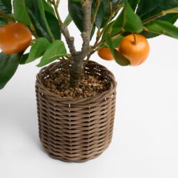 OHS Artificial Orange Tree Plant in Pot Kitchen New Home Natural Style in Burnt Orange - thumbnail 5