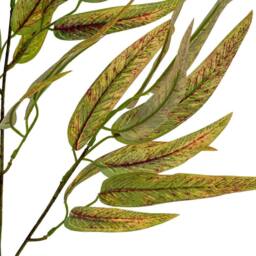 Lemon Pavilion Furniture and Decor Variegated Long Leaf Eucalyptus Spray Artificial Flower in Green - thumbnail 3
