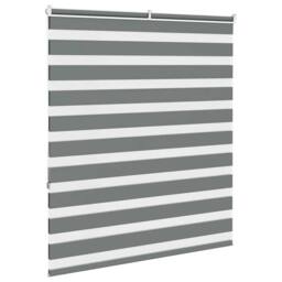 Berkfield Home Elegant Zebra Blind Dark Grey 120x150 cm Fabric Width 115.9 cm Po - thumbnail 4