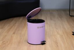 simpa 5L Slim Soft-Closing Pedal Dustbin in Lilac - thumbnail 2