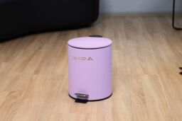 simpa 5L Slim Soft-Closing Pedal Dustbin in Lilac - thumbnail 4