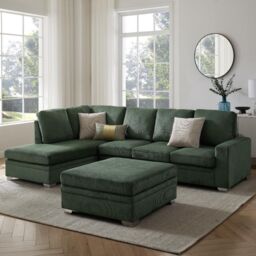 Home Detail Alcott Footstool in Green - thumbnail 2