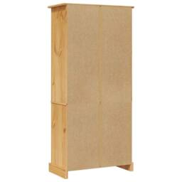 Berkfield Home Cupboard Mexican Pine Corona Range 80x40x170 cm in Brown - Size: 80 x 40 x 170 cm - thumbnail 7