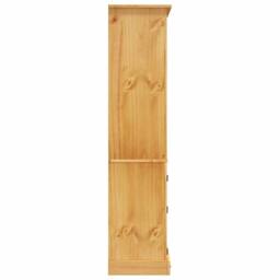 Berkfield Home Cupboard Mexican Pine Corona Range 80x40x170 cm in Brown - Size: 80 x 40 x 170 cm - thumbnail 6