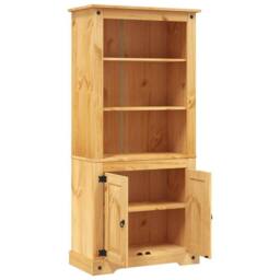 Berkfield Home Cupboard Mexican Pine Corona Range 80x40x170 cm in Brown - Size: 80 x 40 x 170 cm - thumbnail 5
