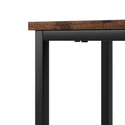Levede Console Hall Table Slim Entryway Hallway Table Display Shelf in Brown - thumbnail 6